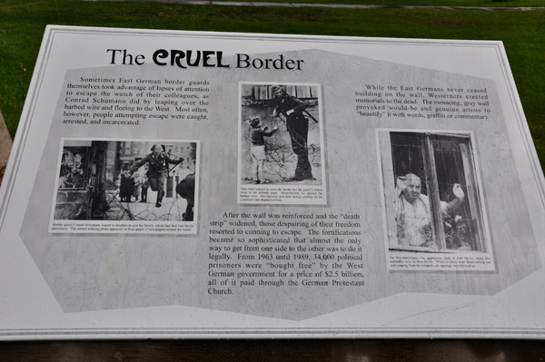 sign about the cruel border